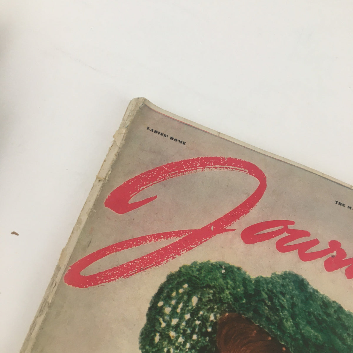 Close-up view of the cover of Ladies' Home Journal Magazine November 1946, highlighting the title and vintage aesthetic associated with the complete novel "Susie" by Caroline S.