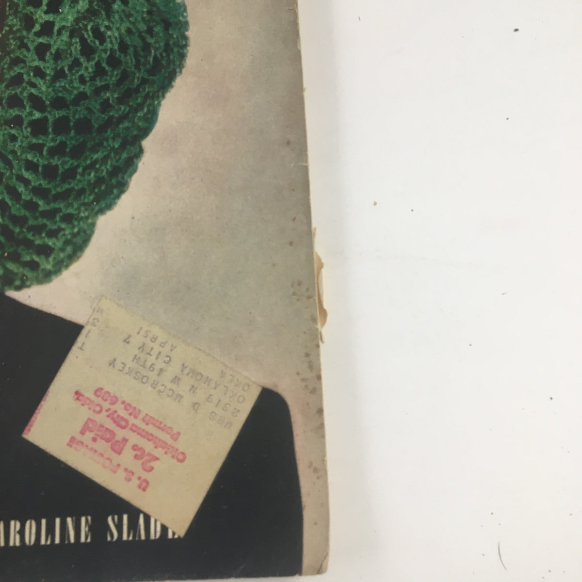 Cover of Ladies' Home Journal Magazine November 1946 featuring the complete novel 'Susie' by Caroline S. with a vintage design and an address label affixed to the cover.