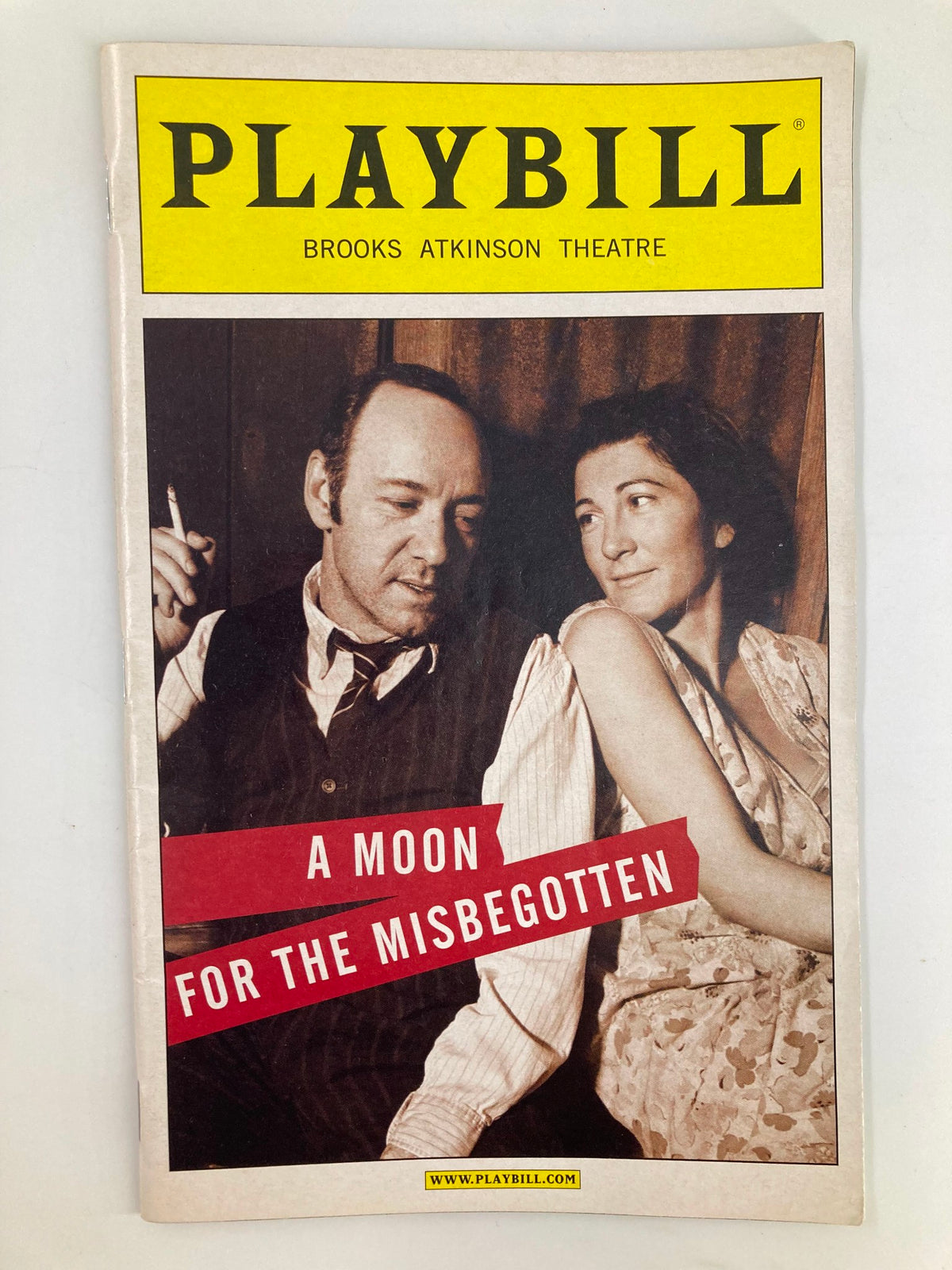 2007 Playbill for A Moon for the Misbegotten at Brooks Atkinson Theatre featuring Eve Best and Kevin Spacey on the cover.