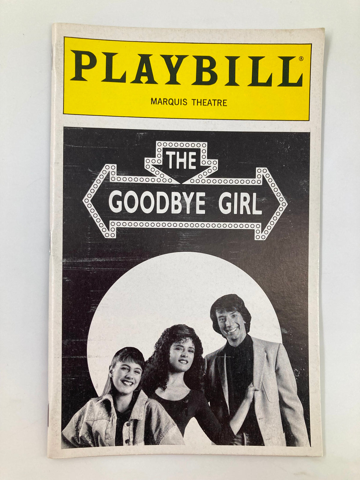 1993 Playbill for The Goodbye Girl at Marquis Theatre featuring Bernadette Peters and Martin Short on the cover.