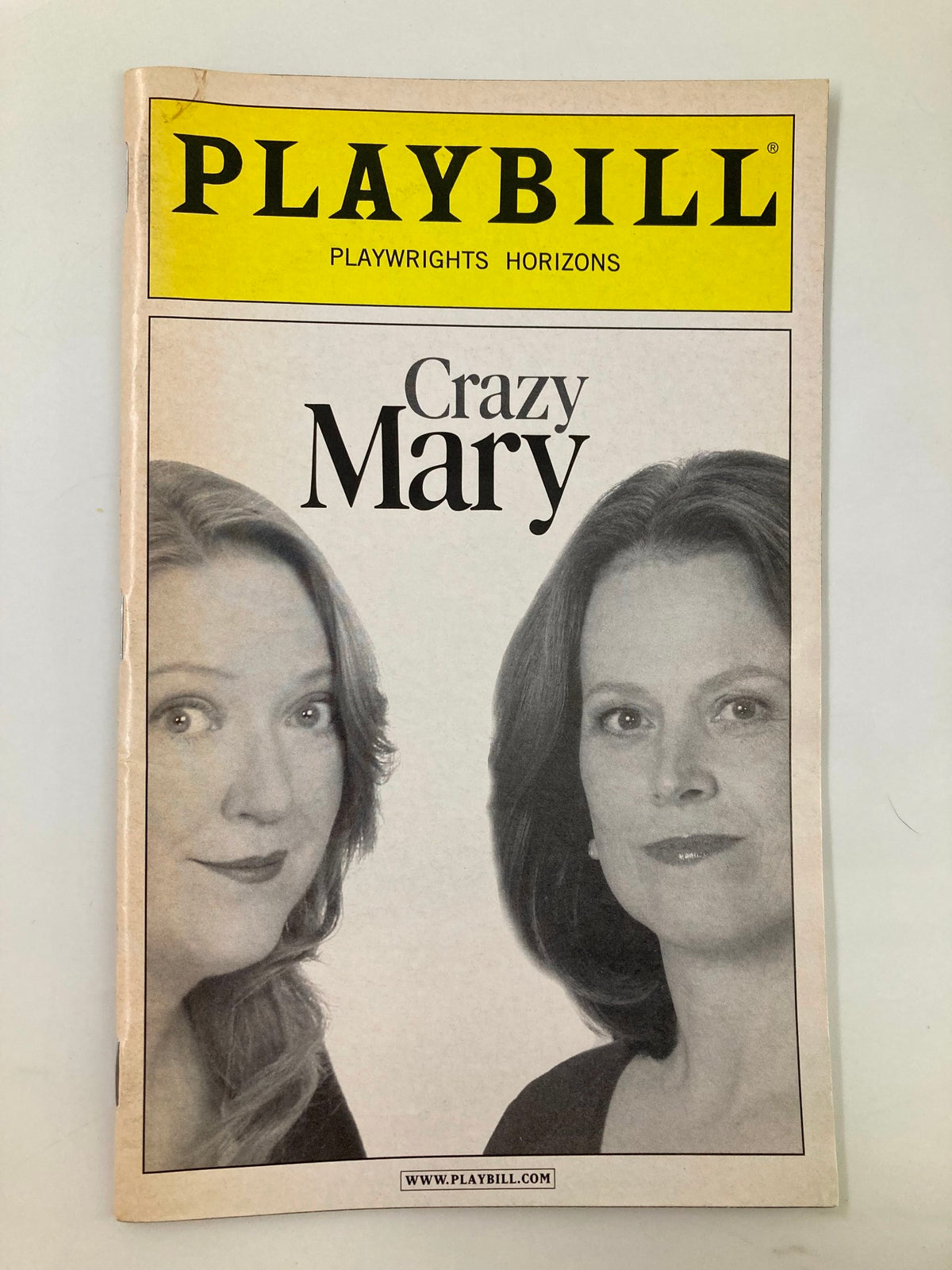 2007 Playbill for Crazy Mary featuring performances by Michael Esper and Kristine Nielsen, Playwrights Horizons edition.