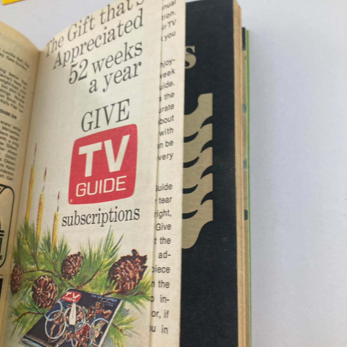 Advertisement page from TV Guide Magazine October 30 1976, issue #1231 promoting subscriptions to TV Guide.
