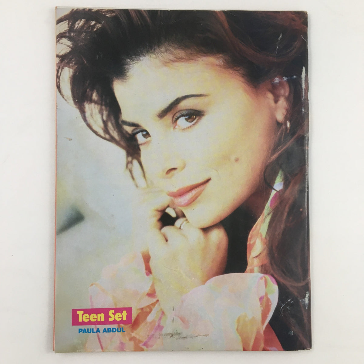 Teen Set Magazine October 1991 cover featuring Paula Abdul, displaying her portrait with a vibrant design that captures the essence of early '90s pop culture.