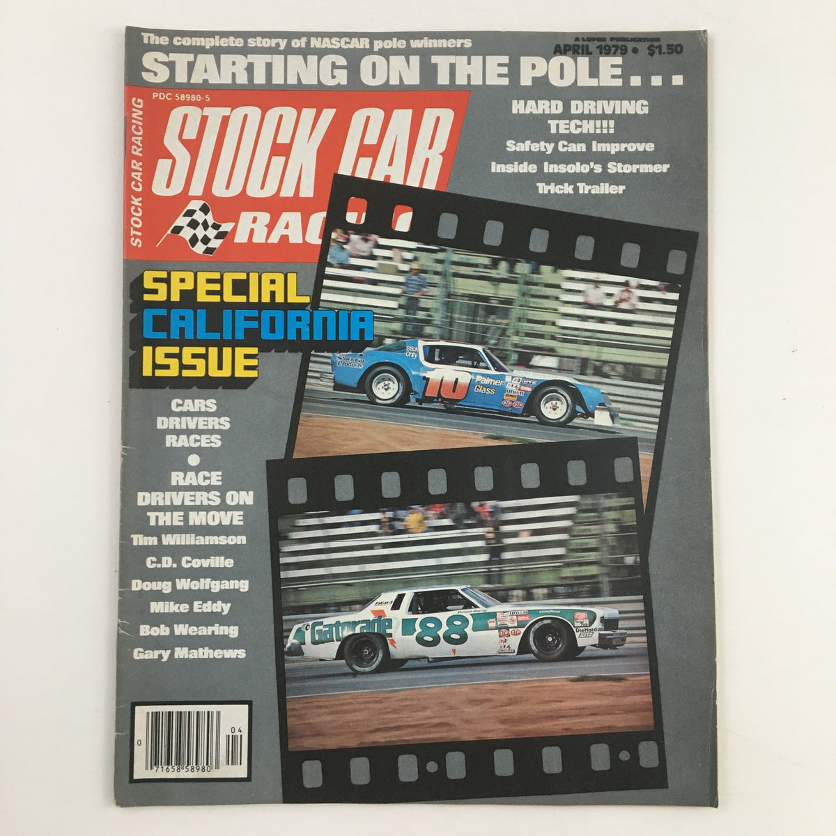 Stock Car Racing April 1979 Tim Williamson Vintage Magazine