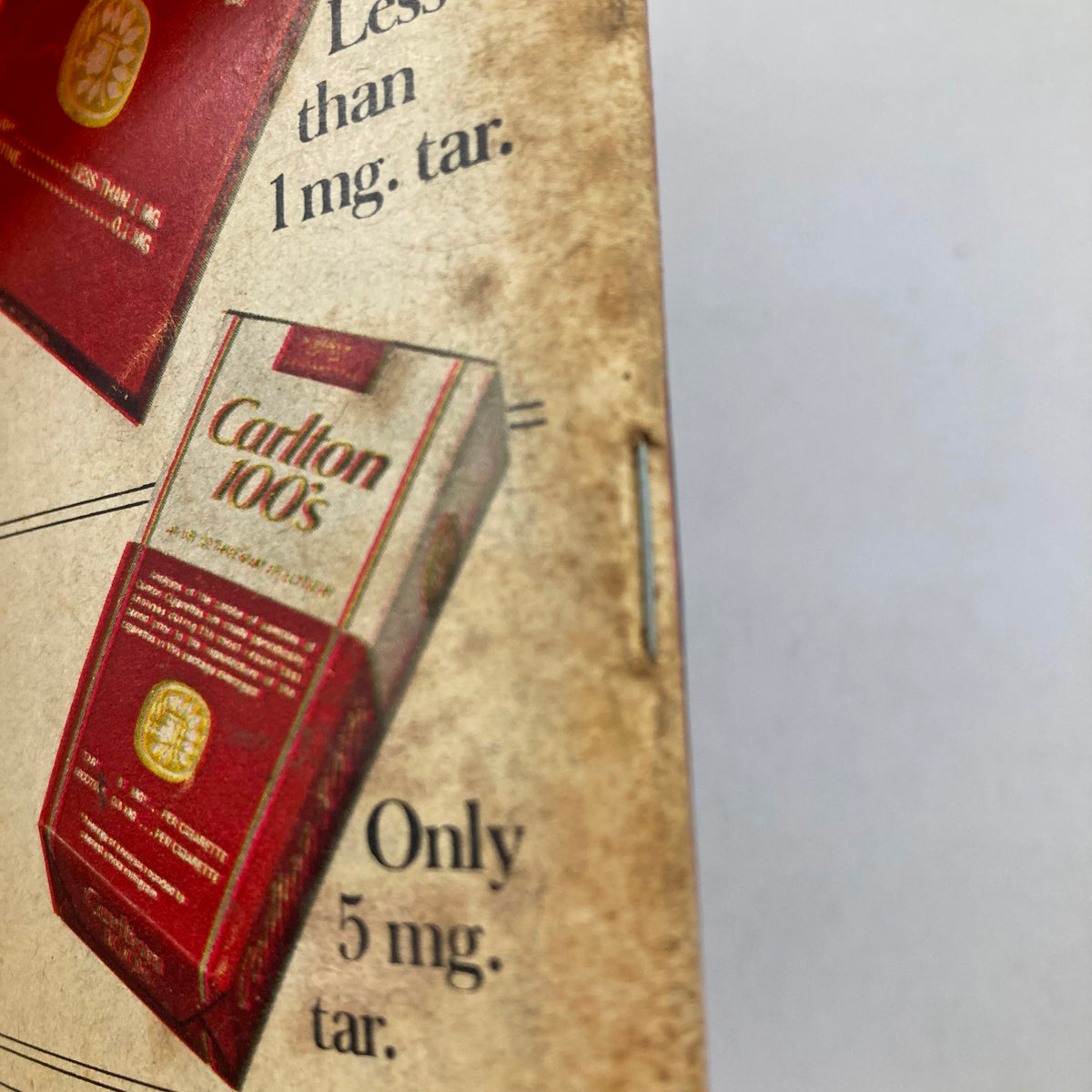 TV Guide Magazine May 13 1978 advertisement for Carlton 100s cigarettes on the back cover.