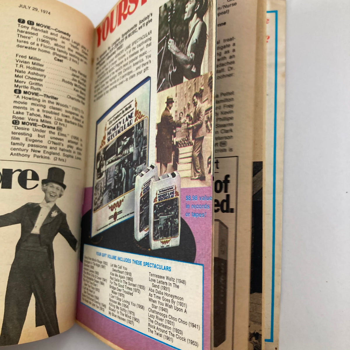 TV Guide Magazine July 27 1974 #1113 Lee McCain & Ronny Cox San Francisco Ed.