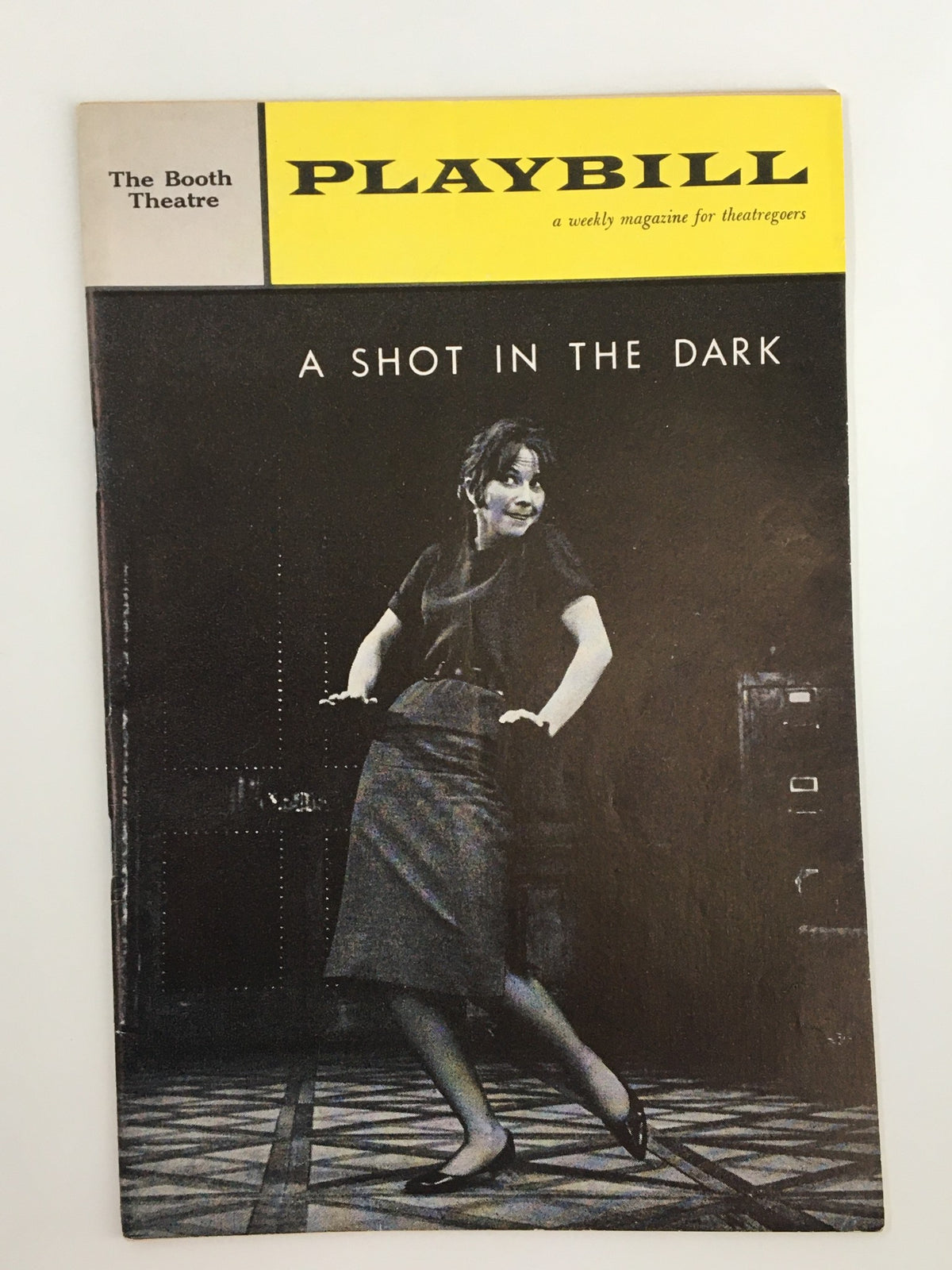 1961 Playbill for A Shot In The Dark at The Booth Theatre featuring Julie Harris