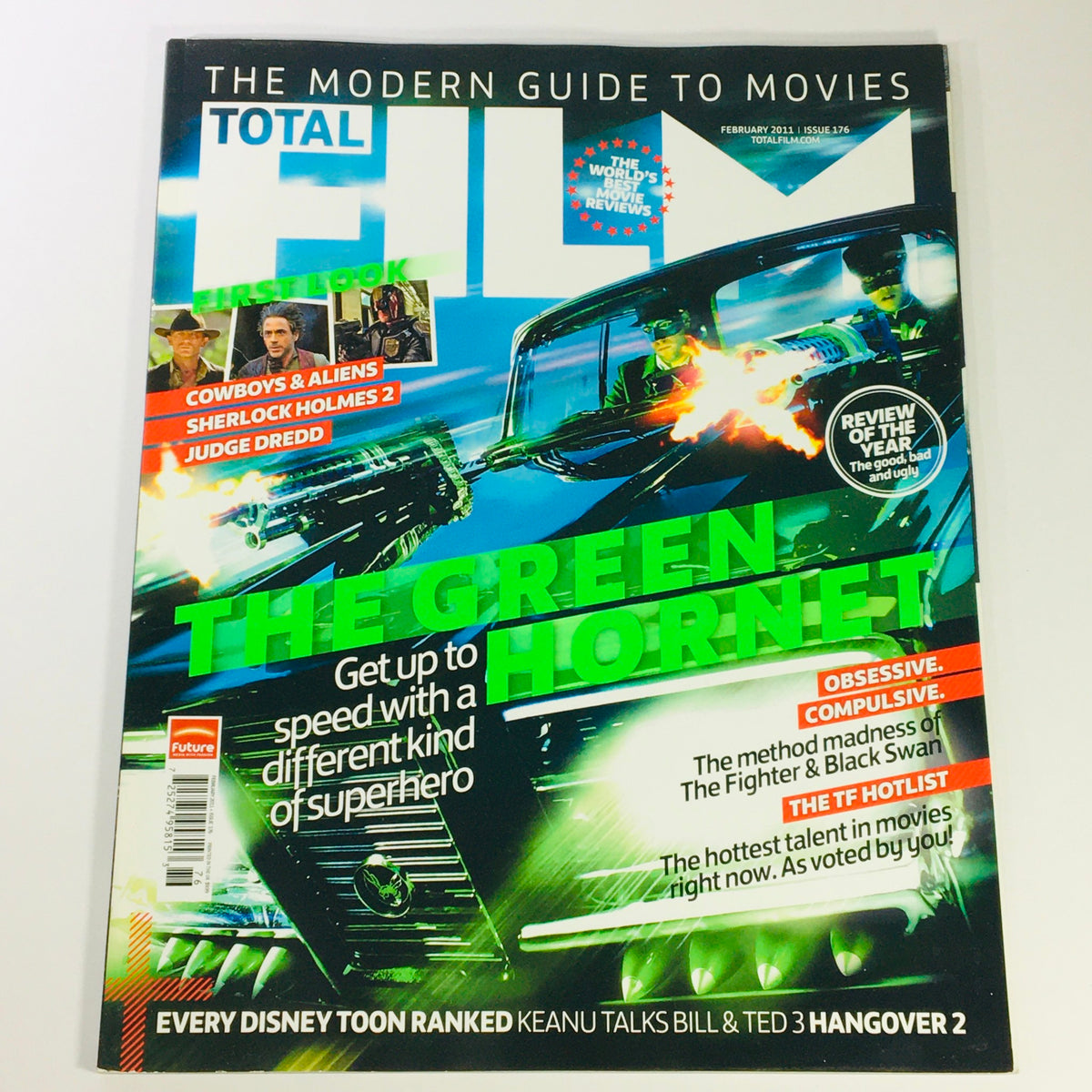 Total Film Magazine February 2011 #176 featuring Daniel Craig and Robert Downey Jr., showcasing cinematic insights and vintage content from Hollywood's blockbuster era.