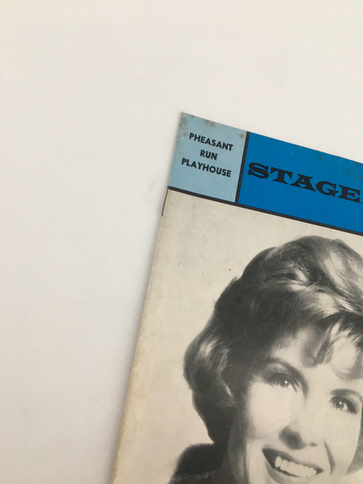 Close-up of the 1967 Stagebill for 'Third Best Sport' highlighting the title and production details featuring Julia Meade from Pheasant Ruin Playhouse.
