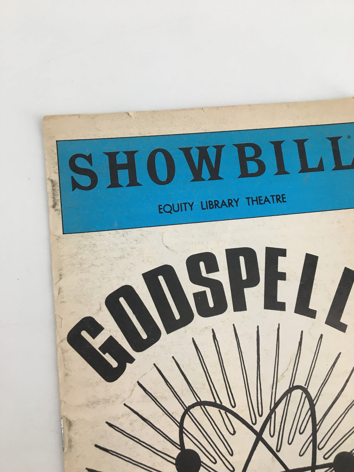 Godspell Showbill 1981 Vintage Theatre Program