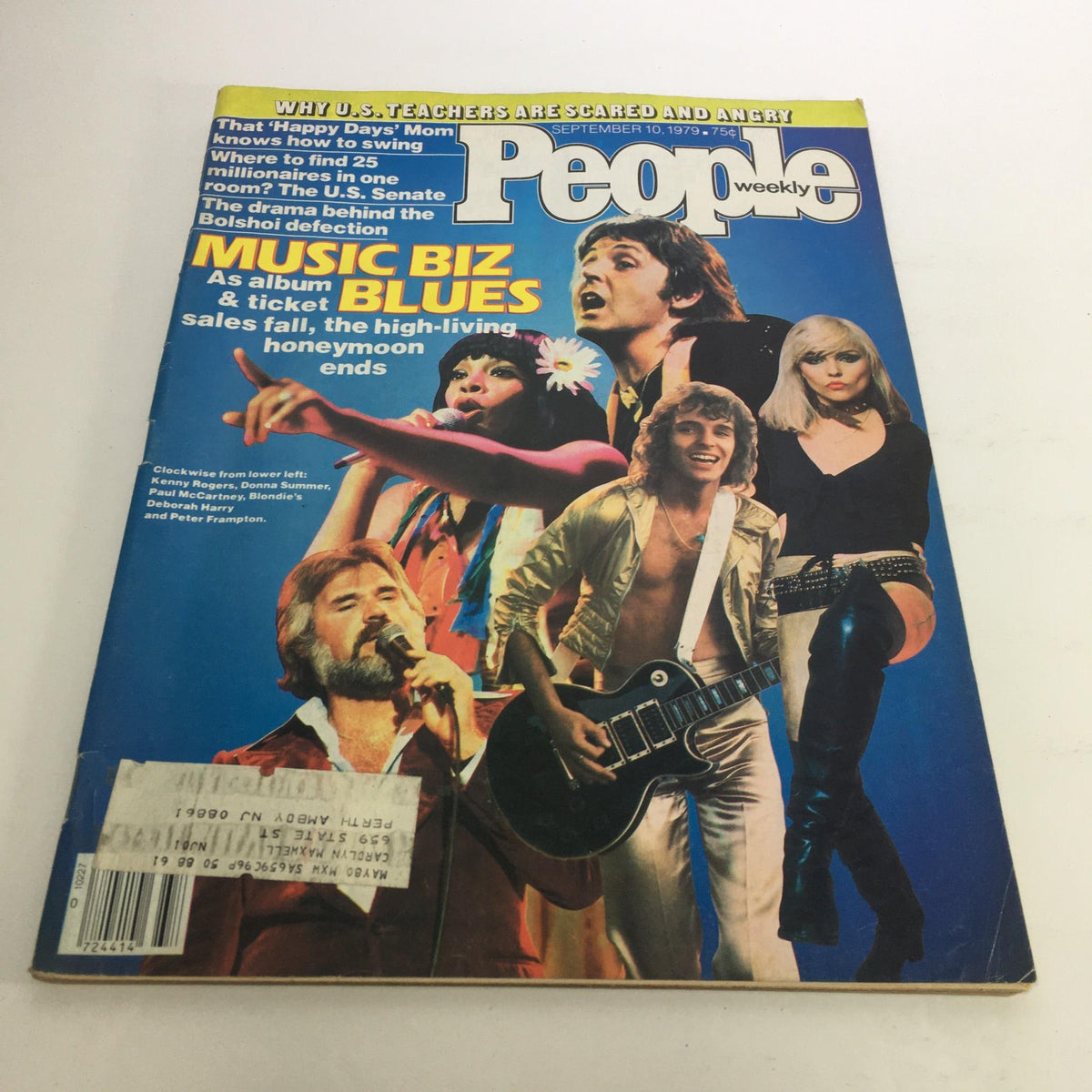 People Magazine September 10 1979 Kenny Rogers & Donna Summer Music Biz Blues