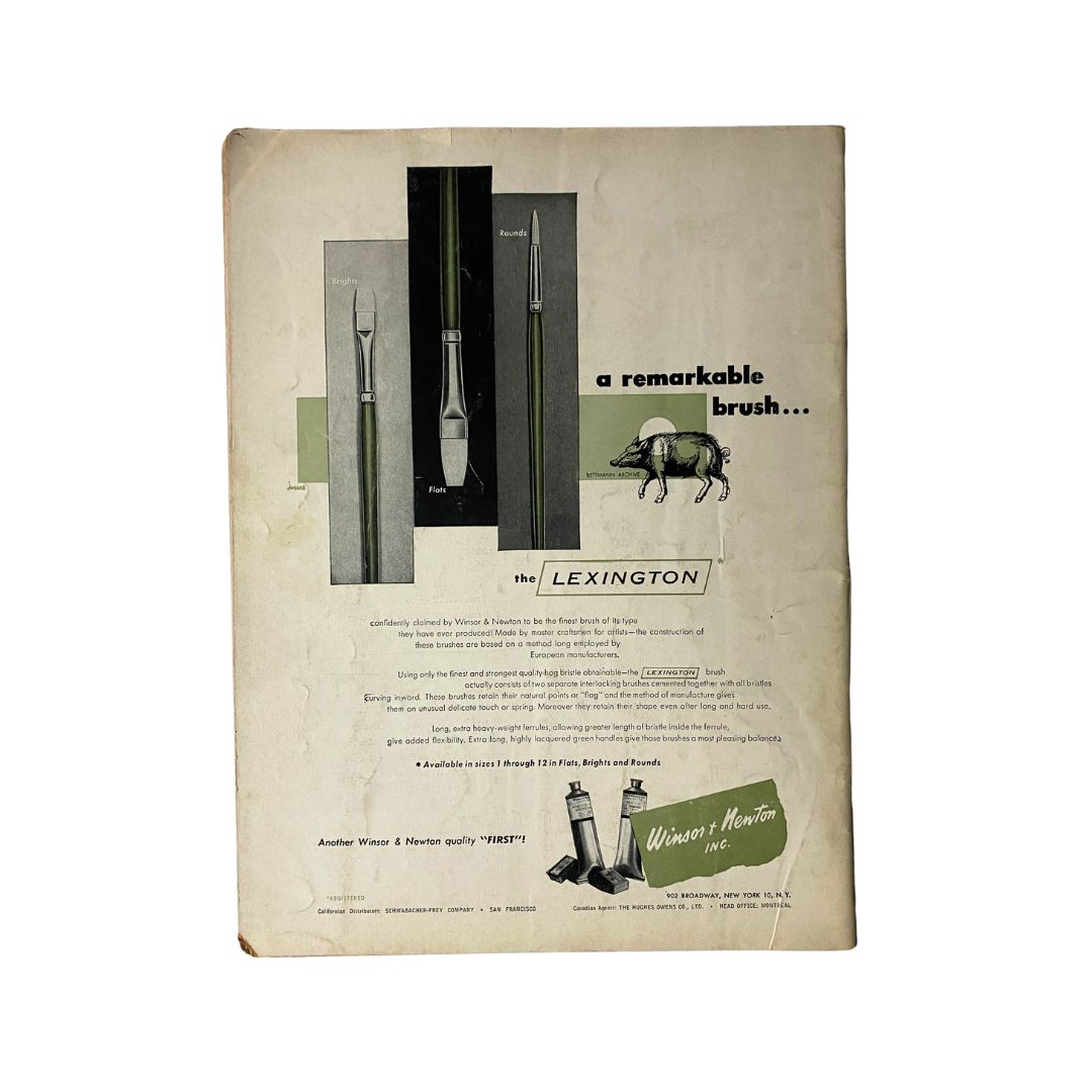 Vintage Art News Magazine October 1955 Leger: Modern Reassessment No Label