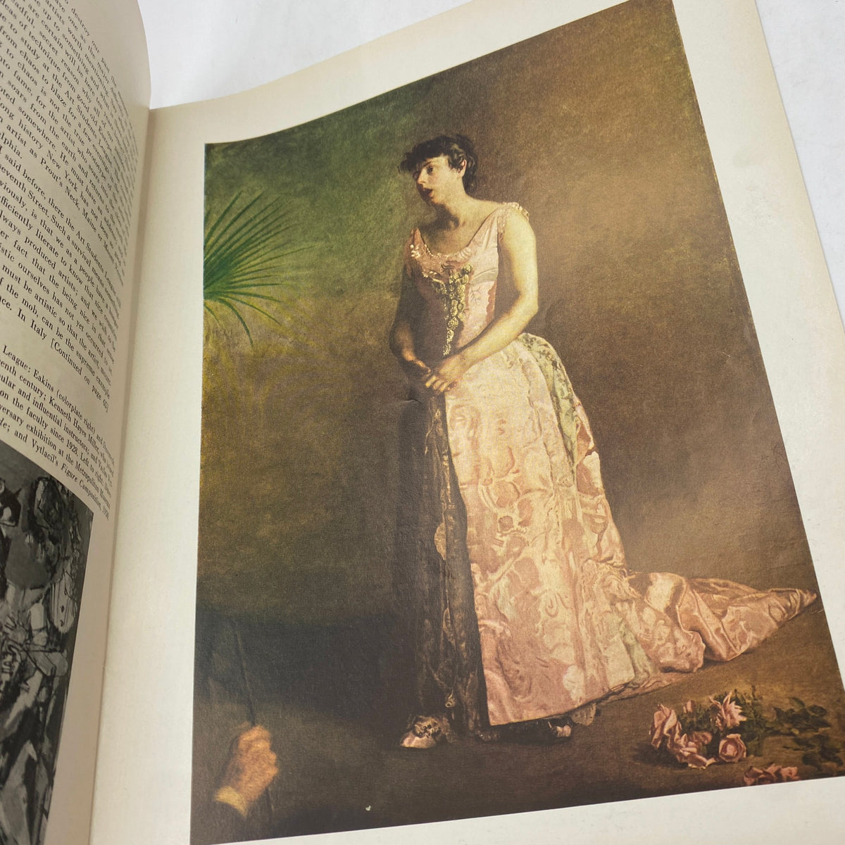 Art News Magazine March 1951 featuring Romanesque Façade by Adolph Gottlieb, showcasing a vintage artwork with a woman in a pink dress, highlighting mid-20th century art culture.