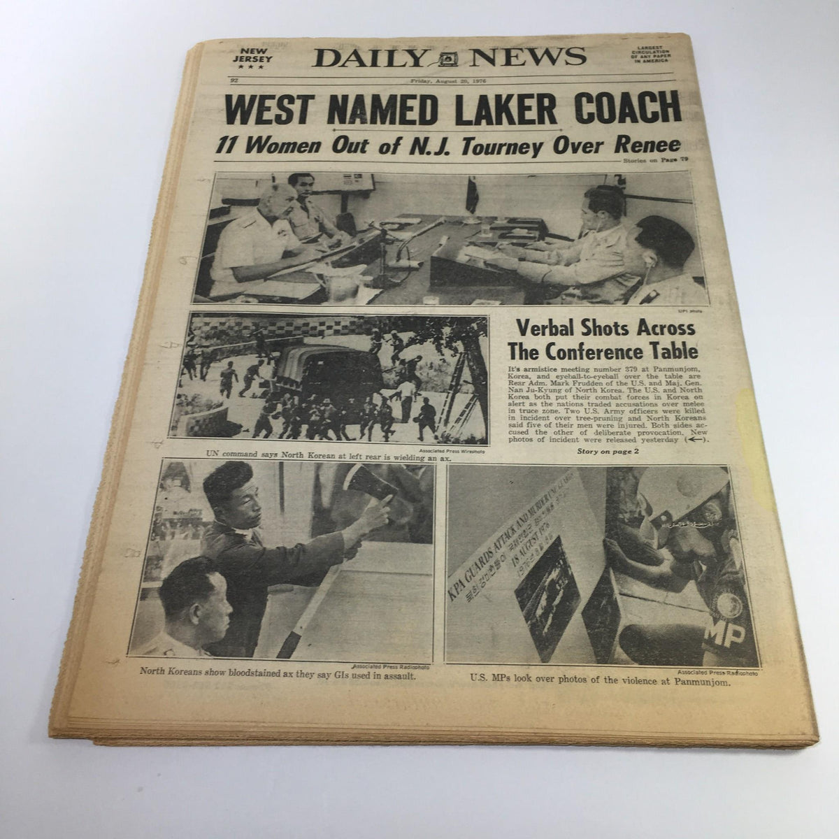 NY Daily News:8/20/76 GOP OK's Dole As Ford's No. Sen. 2 Robert Dole Of Kansas