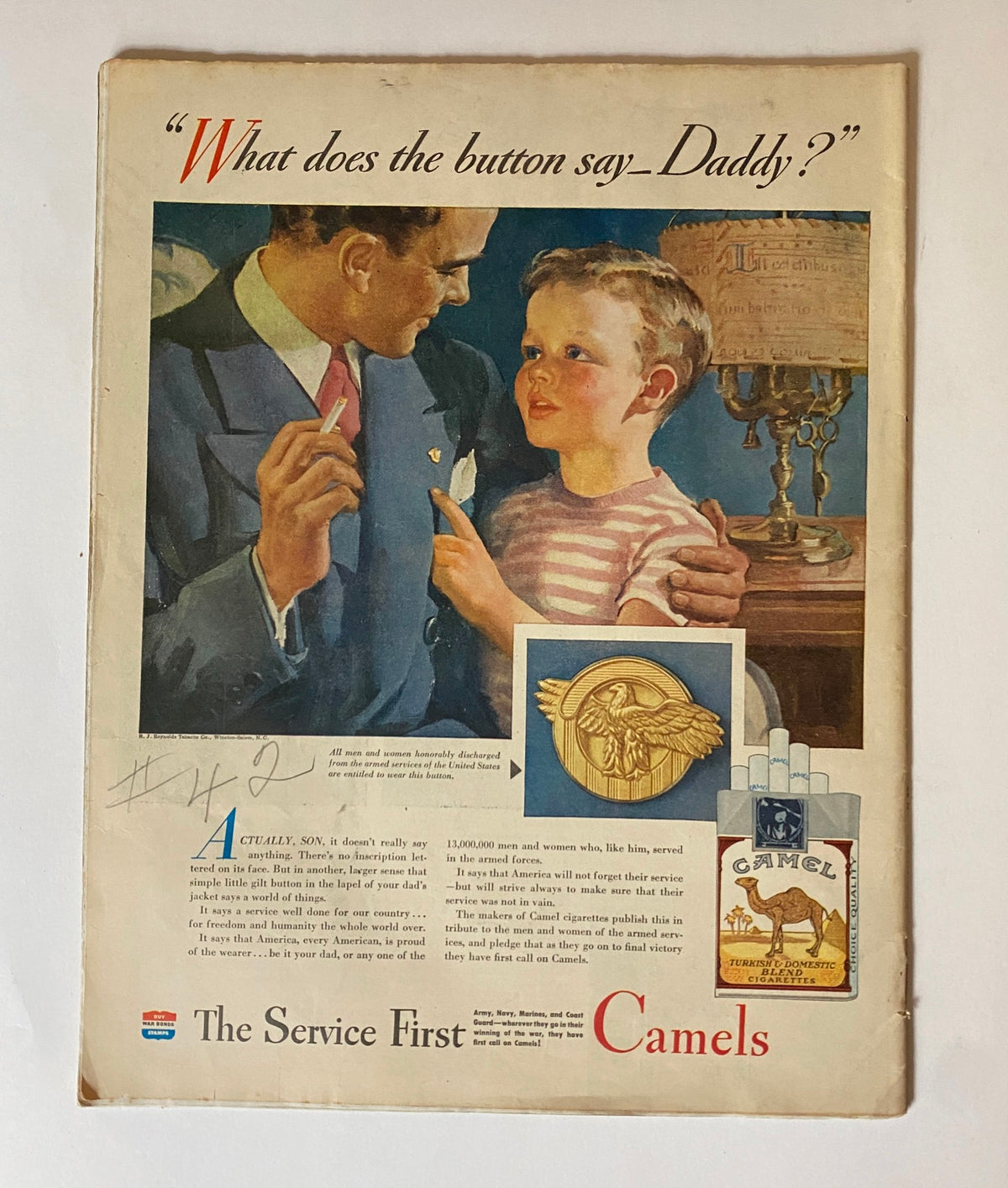Vintage Collier's Magazine September 15, 1945 General Omar N. Bradley