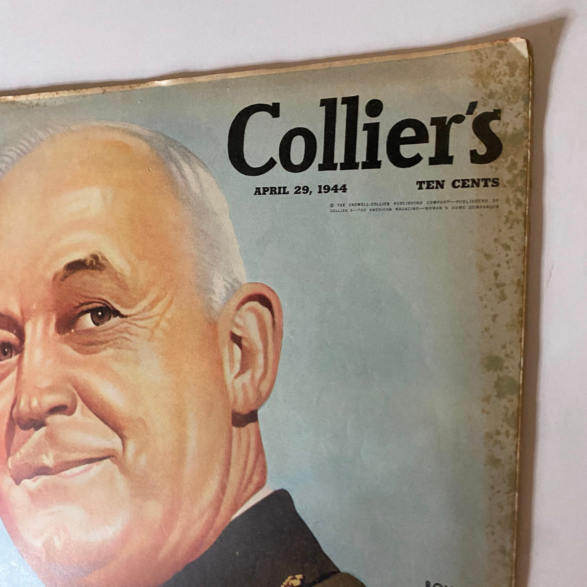 Vintage Collier's Magazine April 29, 1944 General Henry H. Arnold Cover