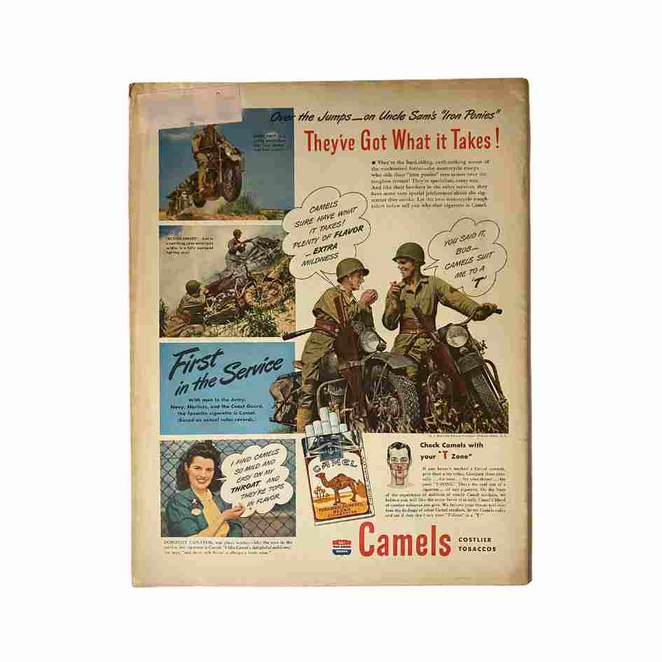 Vintage Collier's Magazine January 8, 1944 Lawson Wood Cover