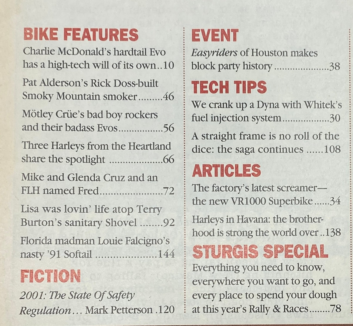 Easyriders Magazine August 1994 Easyriders of Houston Makes Block Party History