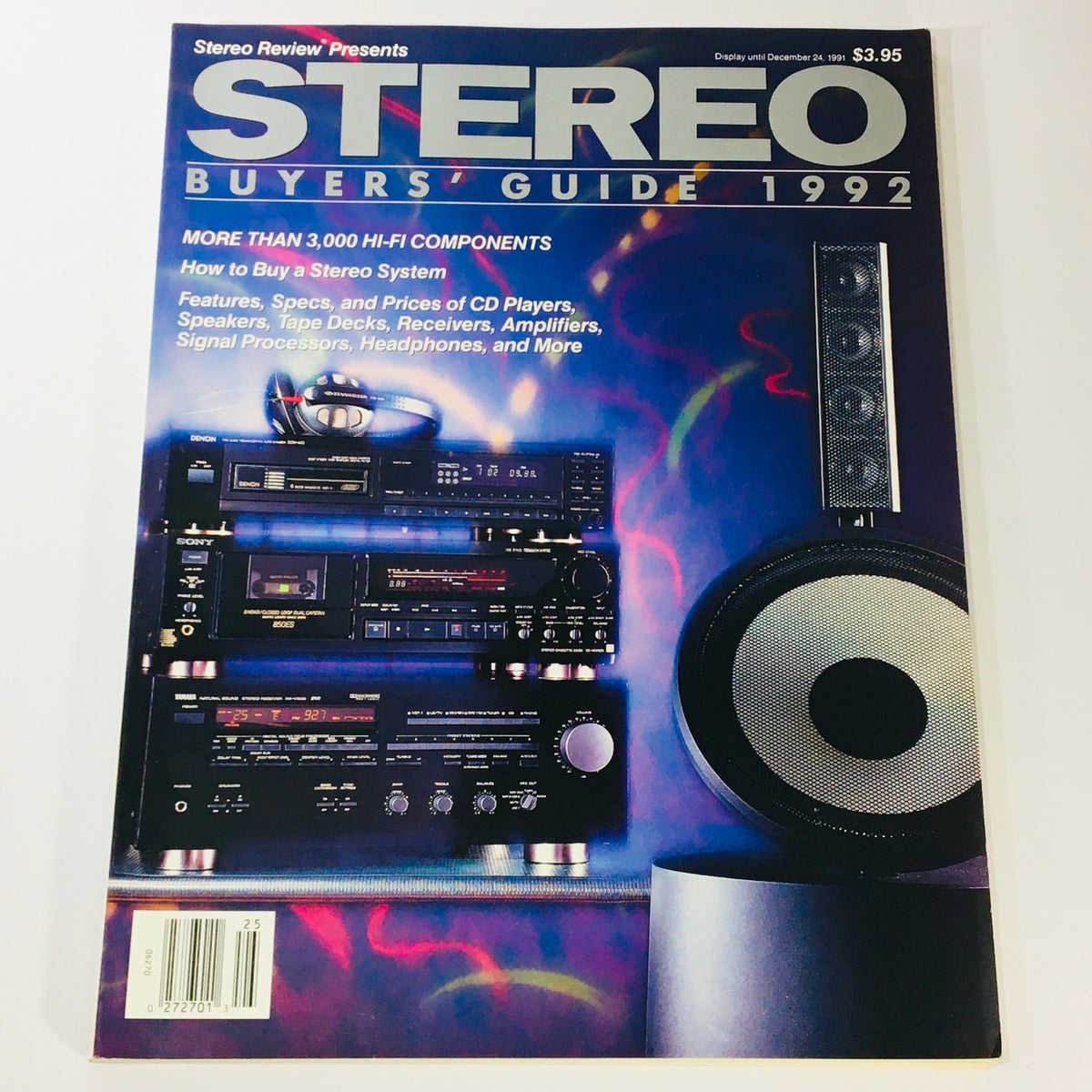 Stereo Review December 1991 Vintage Magazine