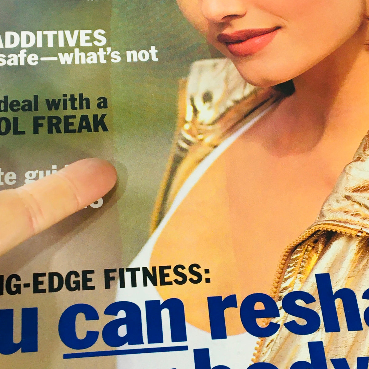 Close-up of Self Magazine July 1992 cover emphasizing features like the complete guide to sunscreens and advice on managing wellness and fitness.