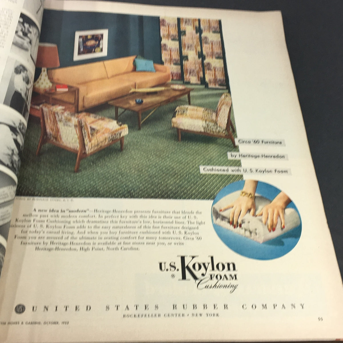 Vintage Better Homes & Gardens Magazine October 1953 Building, Remodeling, Newsstand