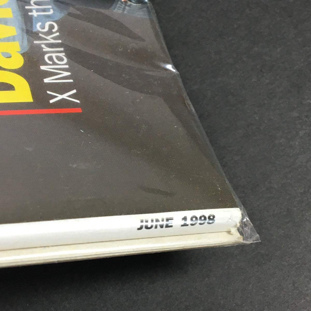 Side view of Biography Magazine June 1998, showing the publication date and details, emphasizing its vintage appeal.