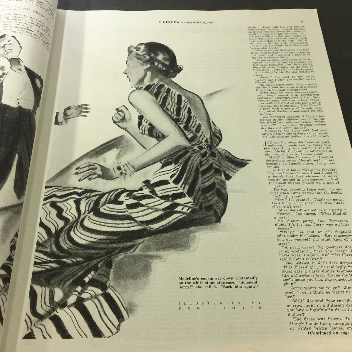 Vintage Collier's Magazine September 26 1936 The Doubtless Democrat Walter Davenport