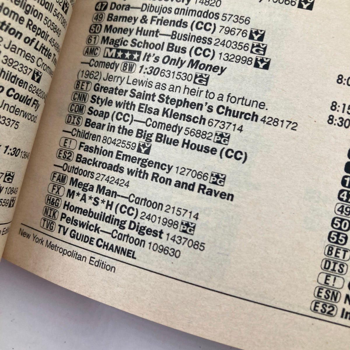 TV Guide Magazine January 13 2001 featuring Elvis Presley, showcasing a listing of TV shows from the New York Metropolitan Edition, includes program names and times.