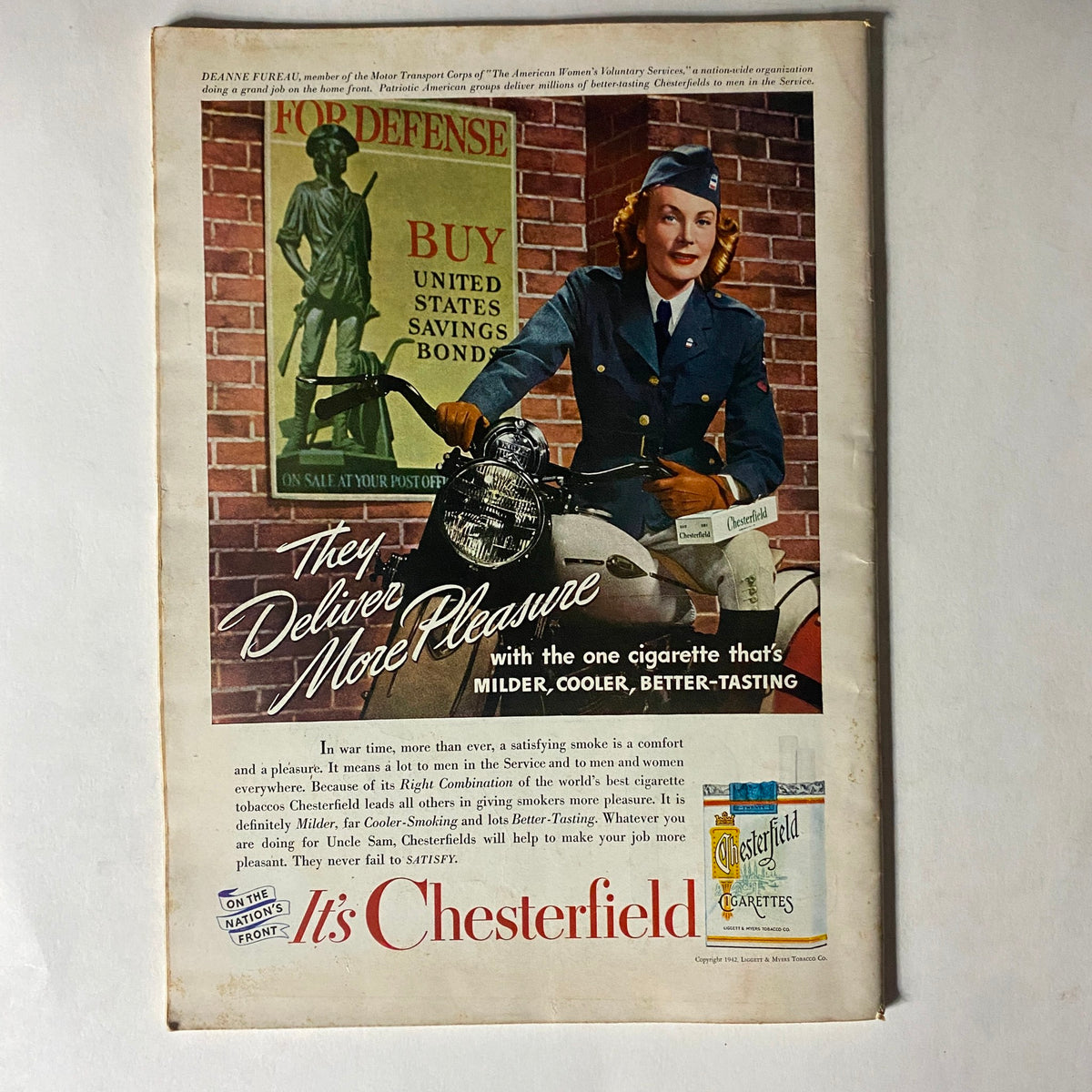 Vintage Time Magazine July 20, 1942 Fireman Dmitri Shostakovich