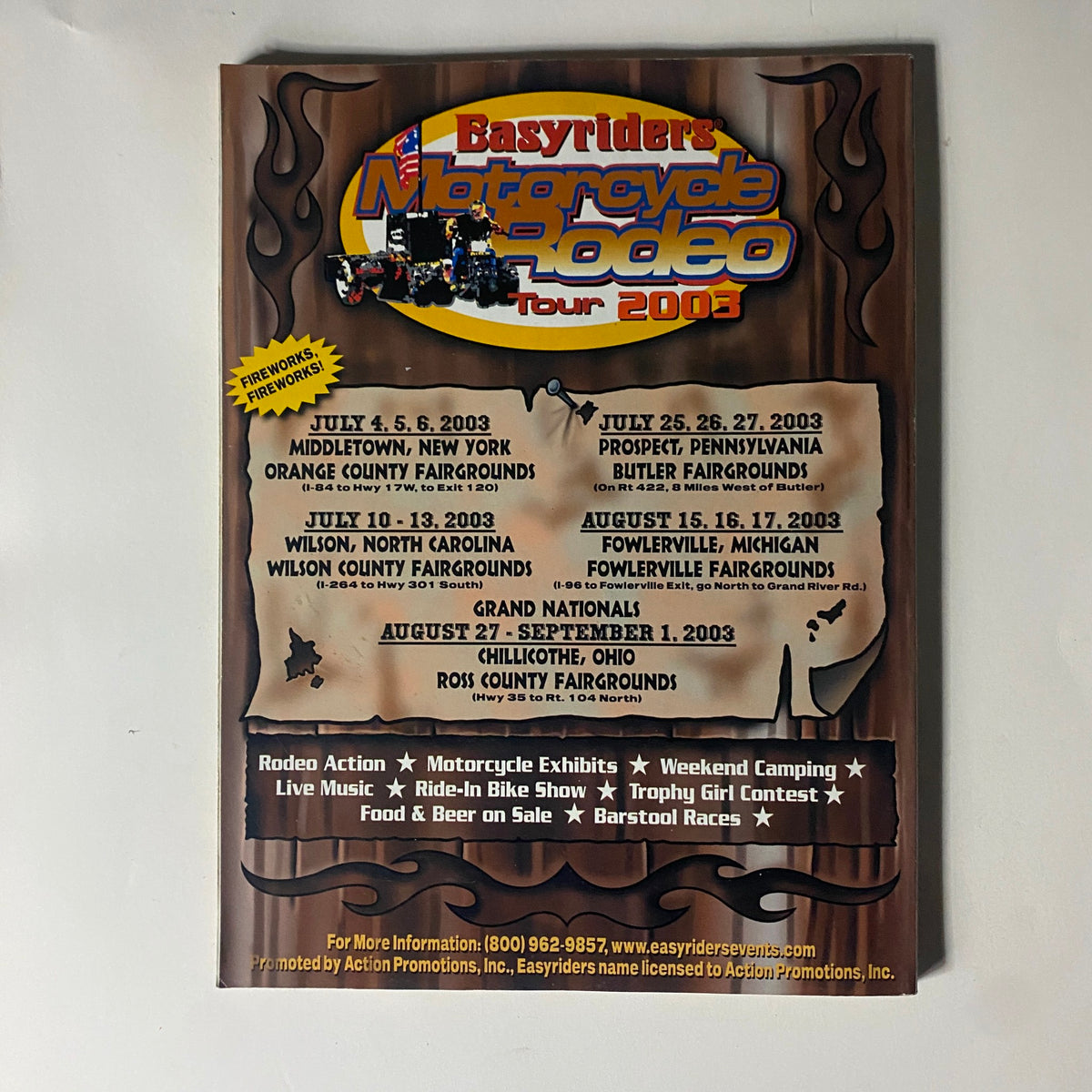 Easyriders Magazine August 2003 #362 Edelbrock's Performance Carb No Label VG