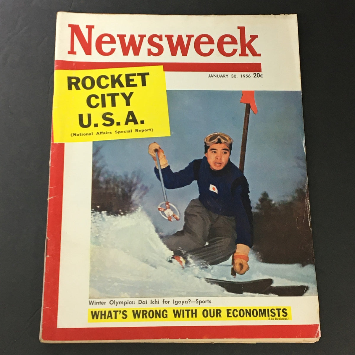 Newsweek Magazine January 30 1956 Winter Olympics Dai Ichi for Igaya Sports