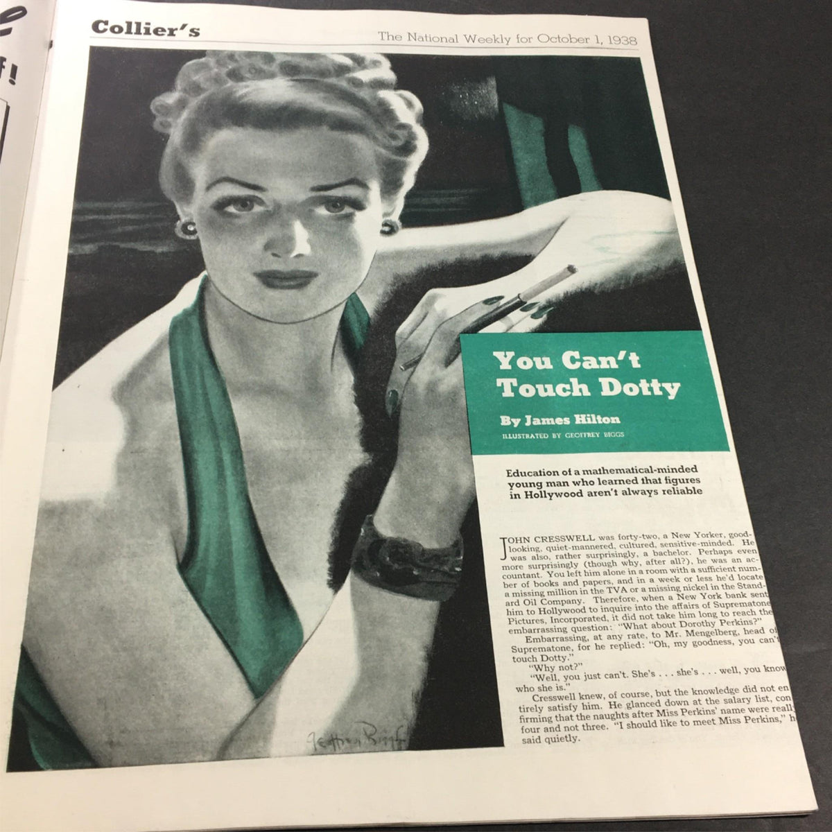 Vintage Collier's Magazine October 1 1938 Japan's Dictator by W.B. Courtney