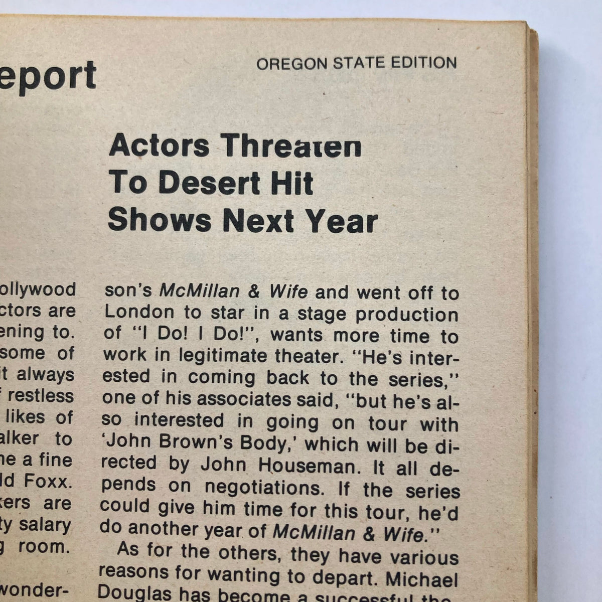 TV Guide Magazine March 13 1976 #1198 Jack Albertson Oregon State Ed.