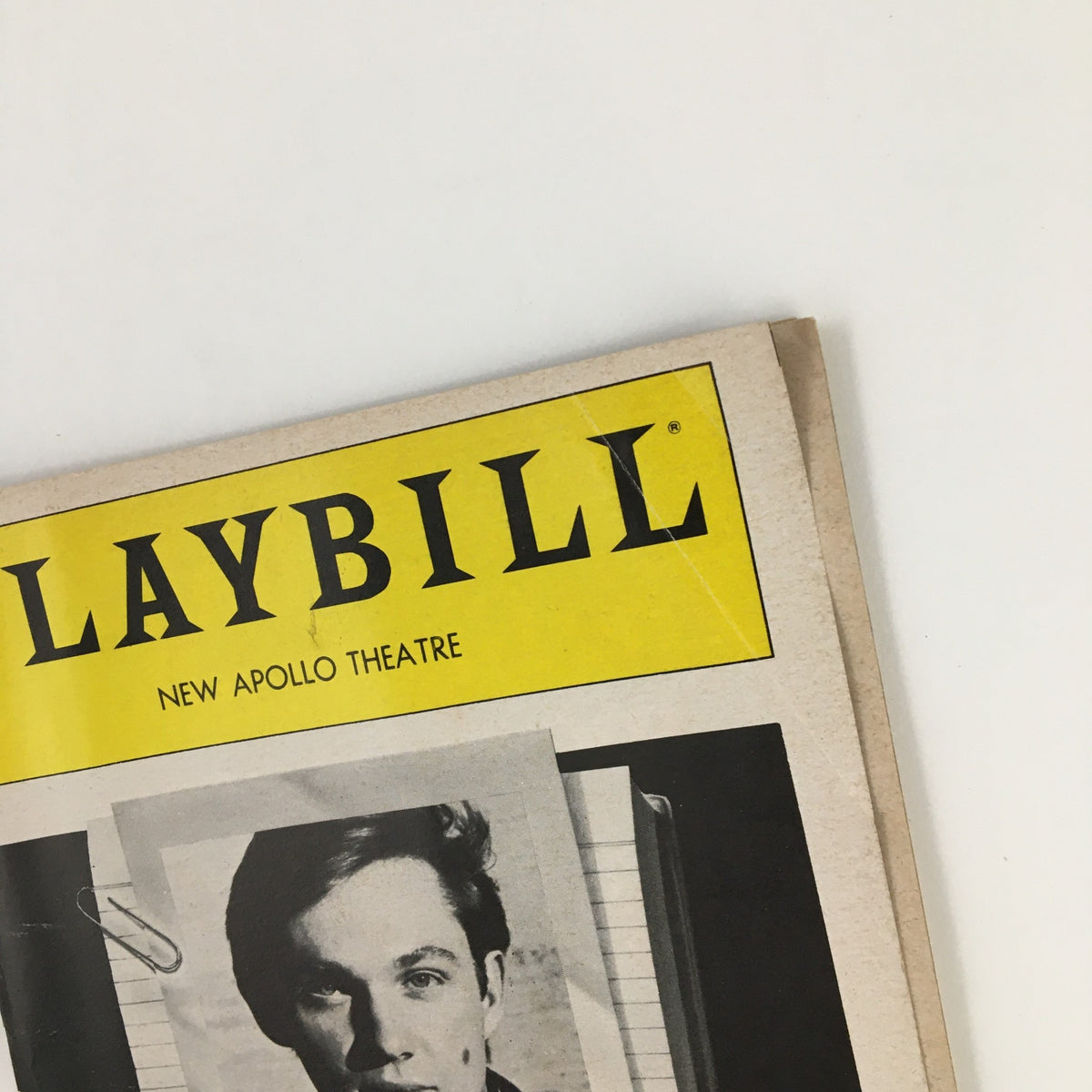 Close-up of the 1981 Playbill for Fifth of July, highlighting the title and image of Richard Thomas on the cover.