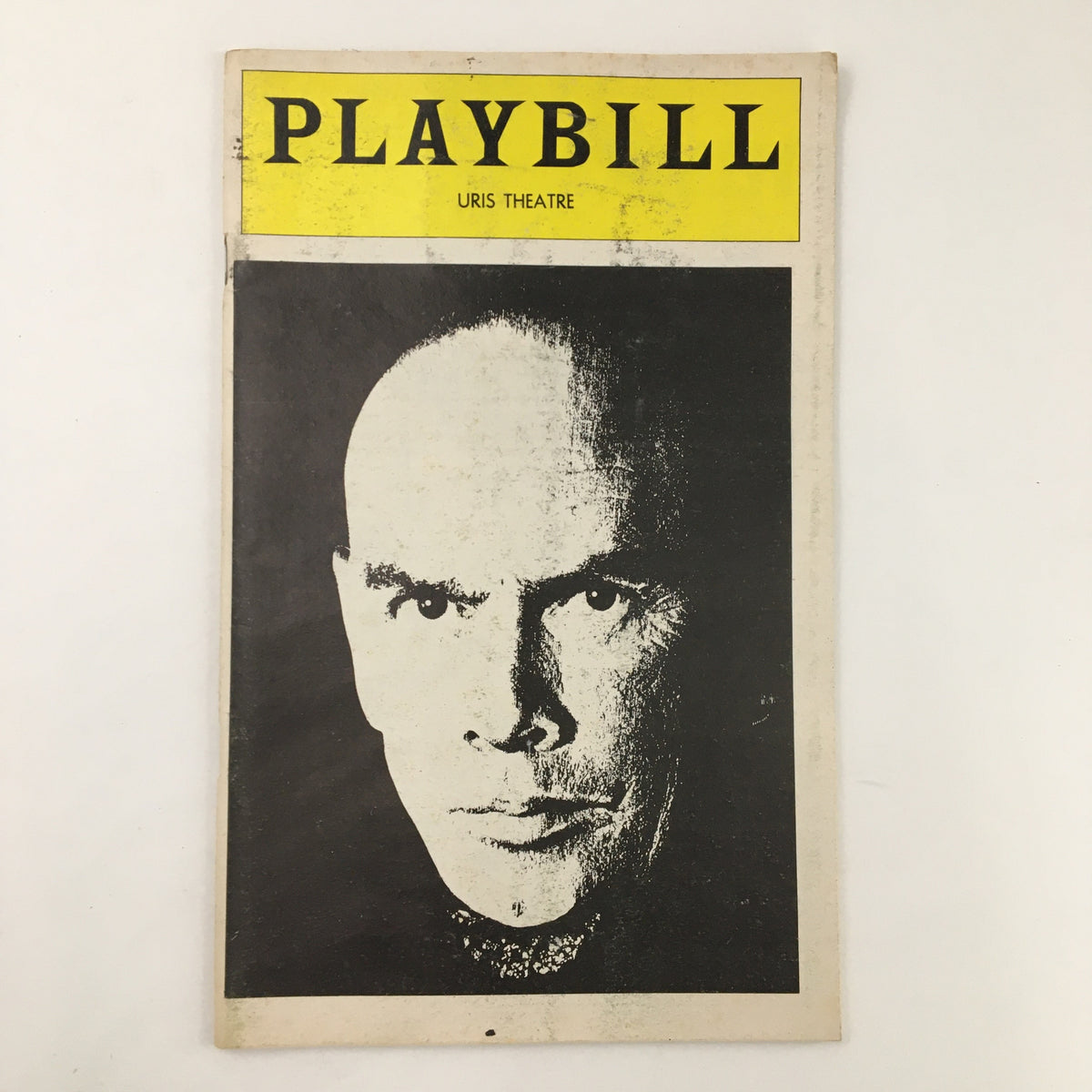 1978 Playbill for The King and I at Uris Theatre featuring a portrait of Yul Brynner on the cover.