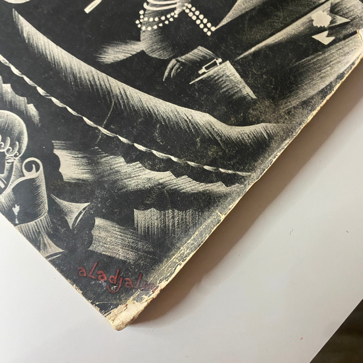 Cover detail of The New Yorker Complete Magazine, November 5, 1927, by Constantin Alajalov, showcasing intricate artwork and vintage magazine aesthetics.