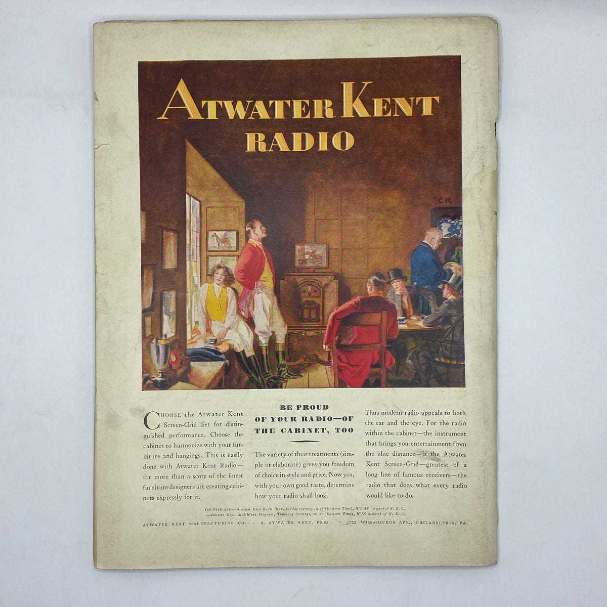 Cover of The New Yorker Complete Magazine from October 12, 1929 featuring artwork by Adolph Kronengold, depicting a lively scene reflective of 1920s New York culture and atmosphere.