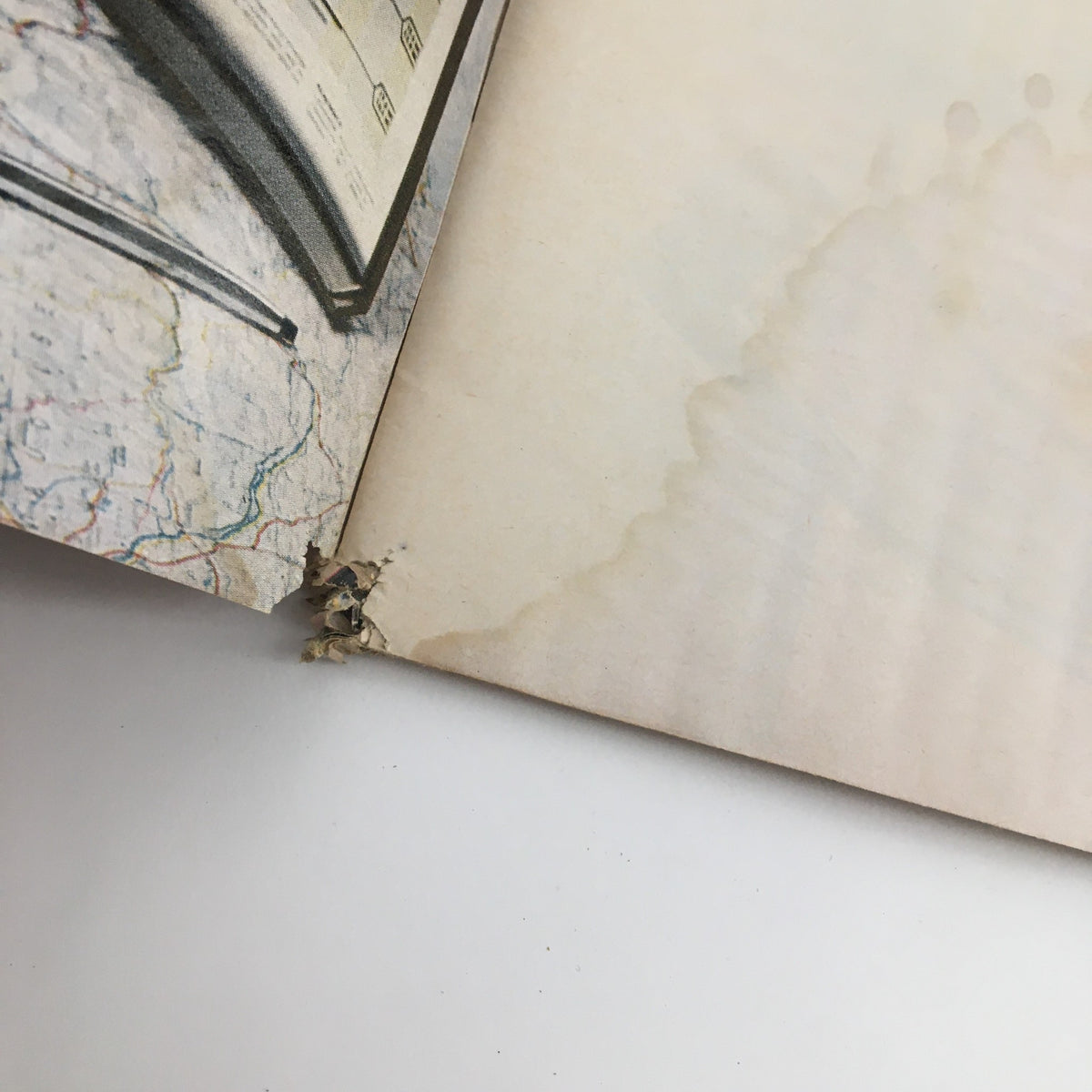Close-up image of a page in the Newsweek Magazine July 21 1969, depicting minor wear and tear, emphasizing the vintage condition of this collectible issue.