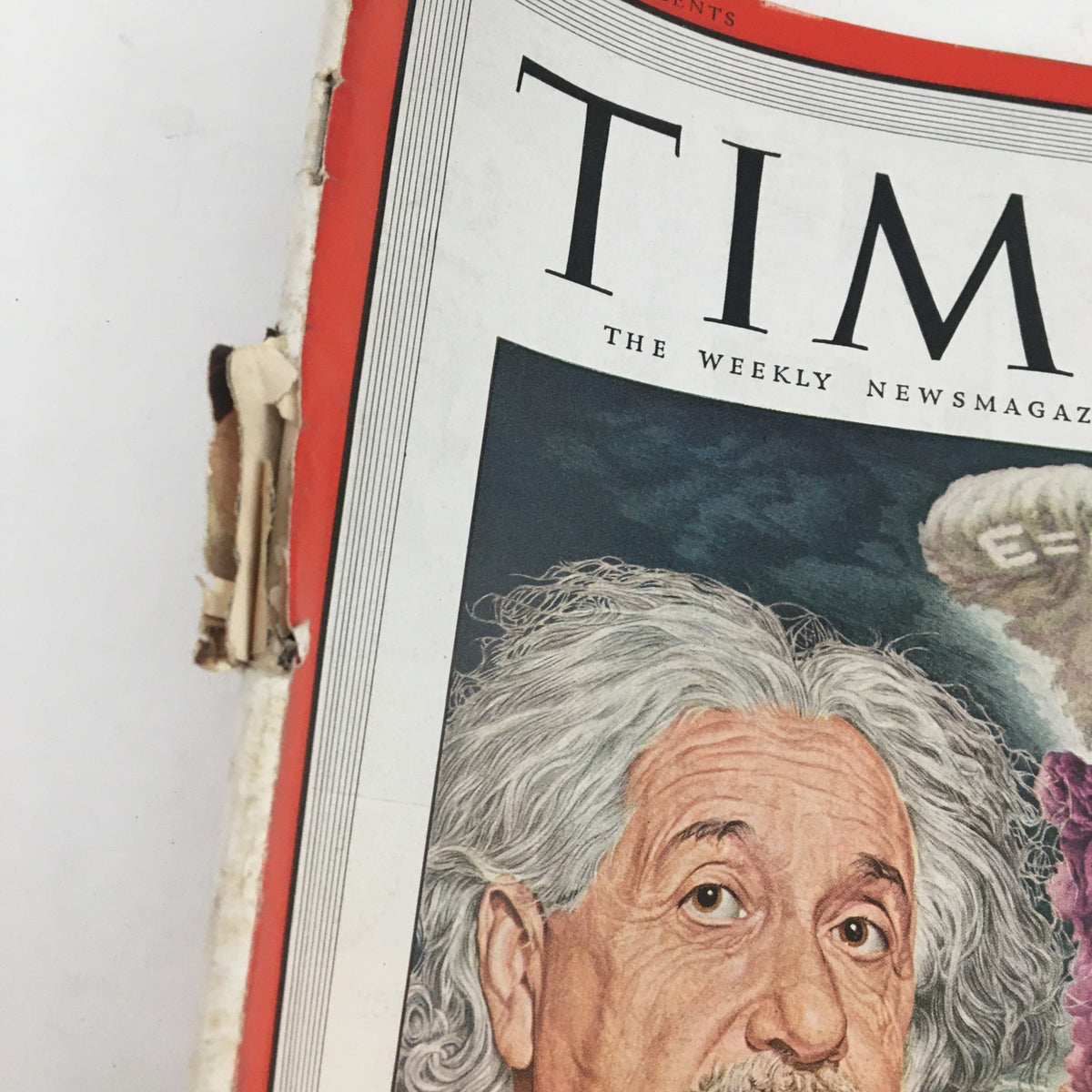 Time Magazine July 1 1946 cover featuring a prominent portrait of Albert Einstein, symbolizing intellect and scientific achievement in a vintage magazine format.