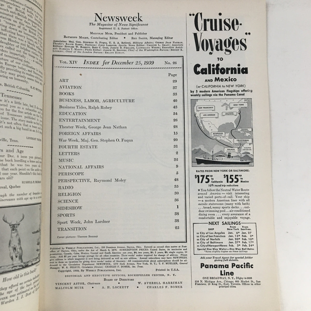 Newsweek Magazine December 25 1939 Fighting Finns of the Mannerheim Line