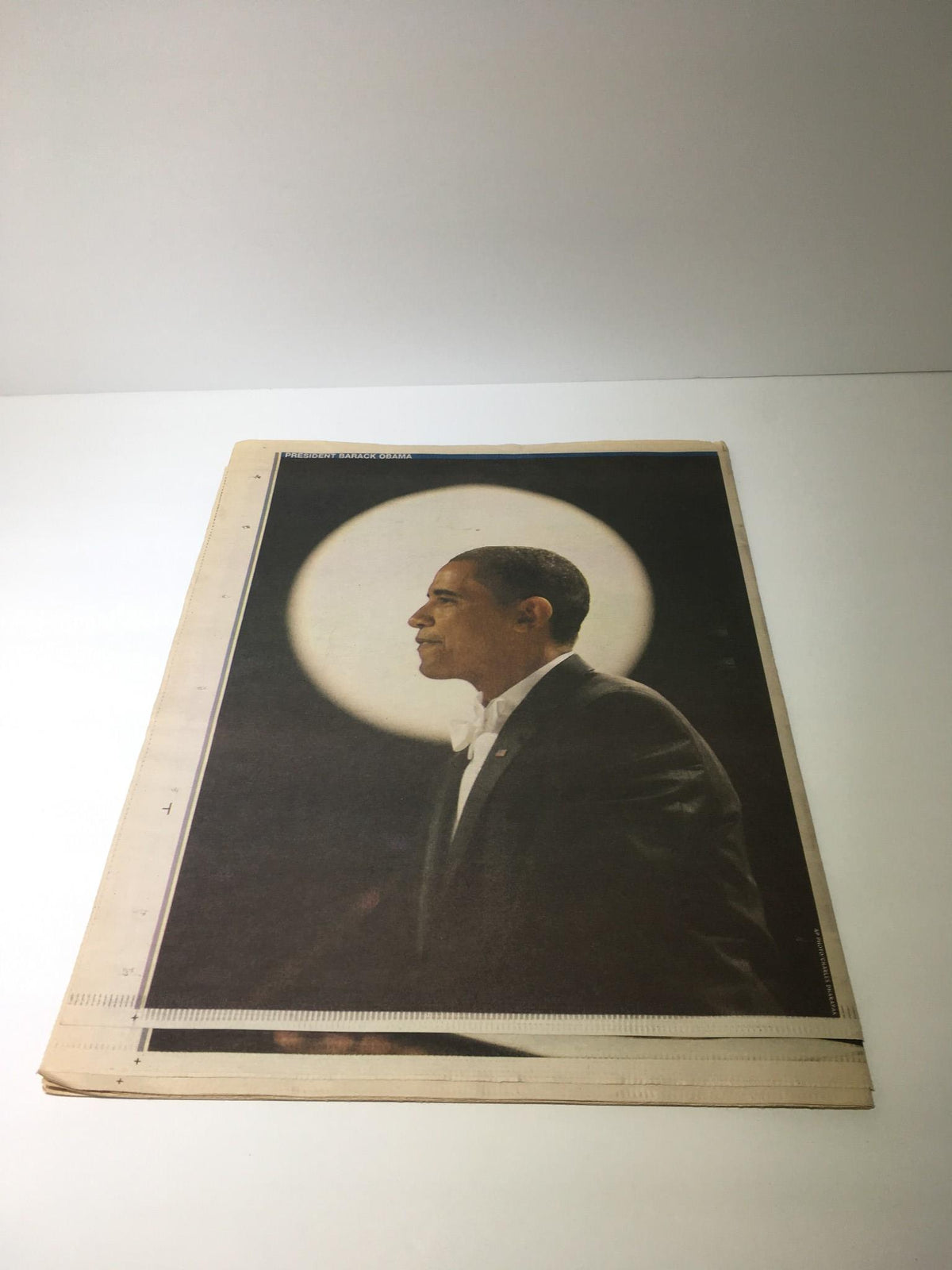 NY Daily News January 25, 2009, displaying a profile image of Barack Obama during his presidential inauguration, highlighting The First Days In The Life Of America's New President.