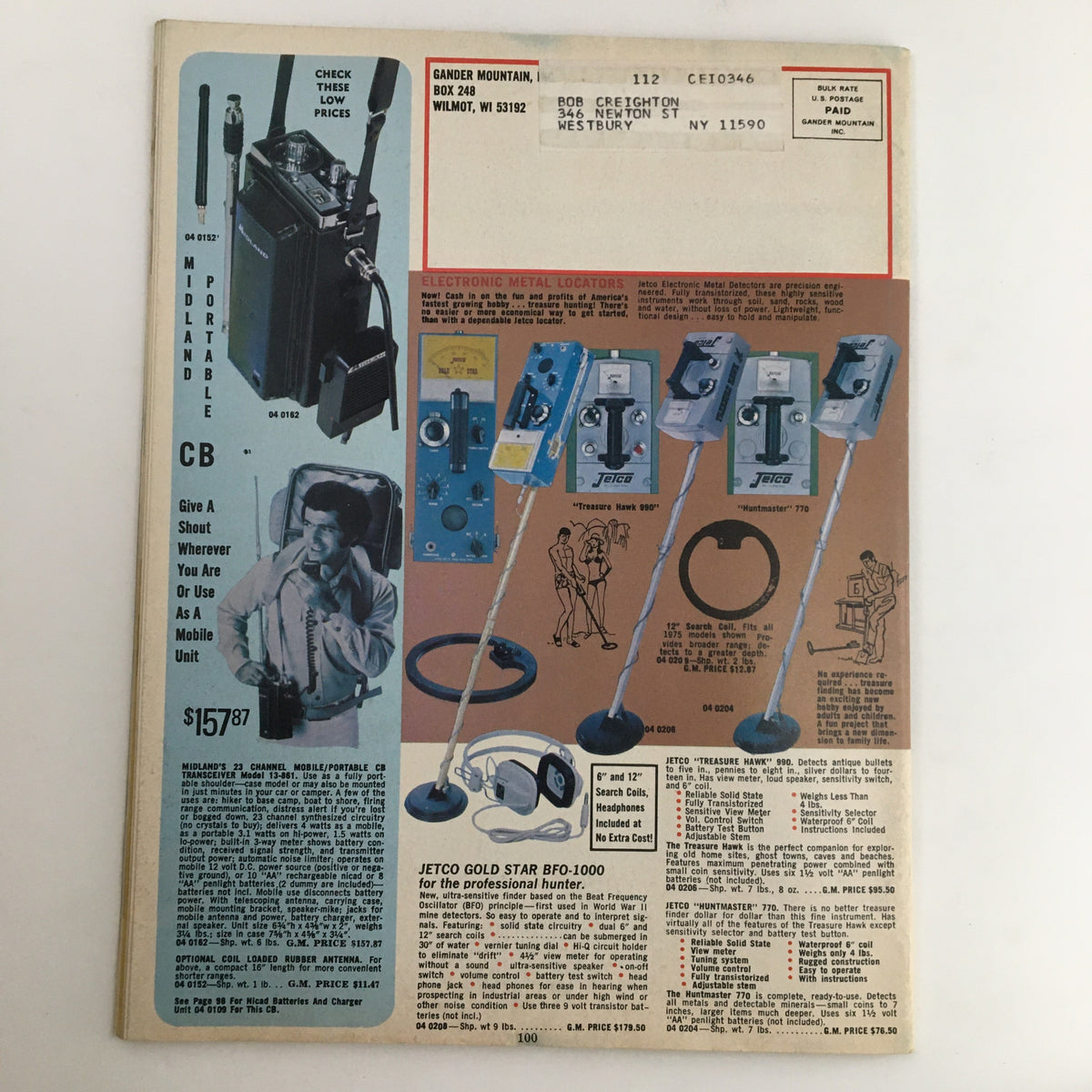 1976 Gander Mountain Inc. Spring Summer Catalog No. 17