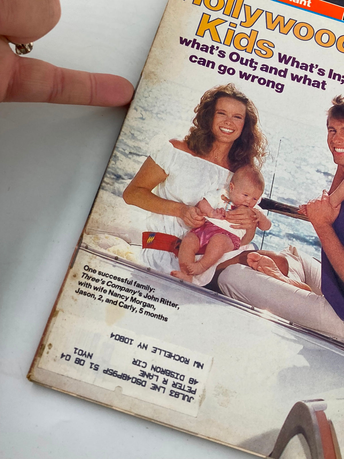 Vintage People Weekly Magazine August 9 1982 John Ritter and Nancy Morgan