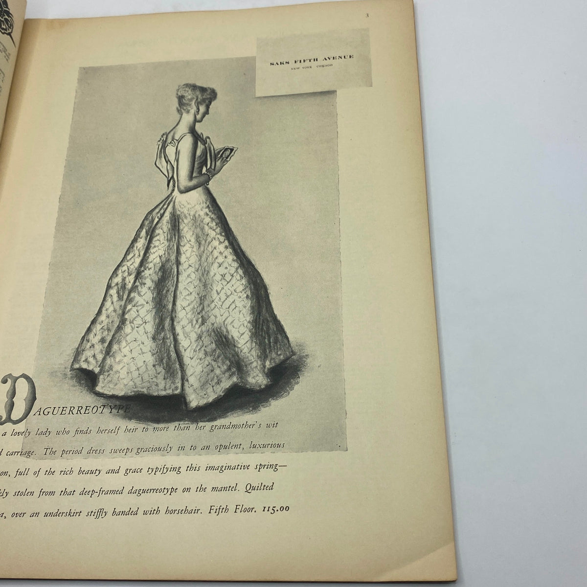 Illustration from The New Yorker April 3, 1937 showcasing a fashionable woman in an elegant dress, representing 1930s style.