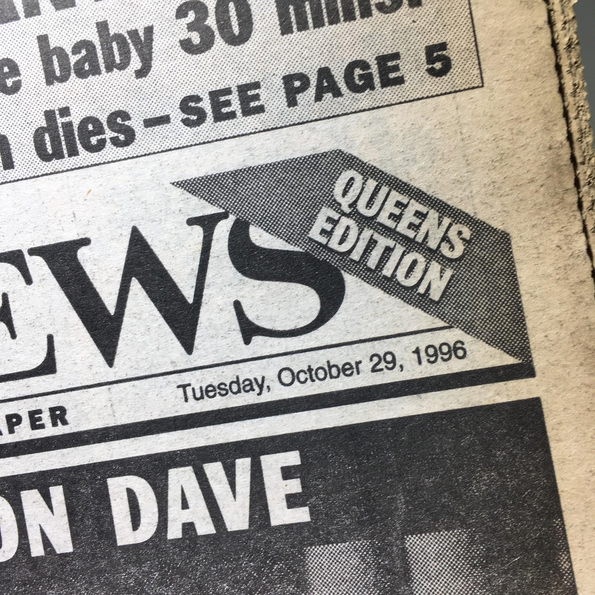 NY Daily News: 10/29/96 Yanks Live It Up On Letterman As City Preps 4 Big Parade
