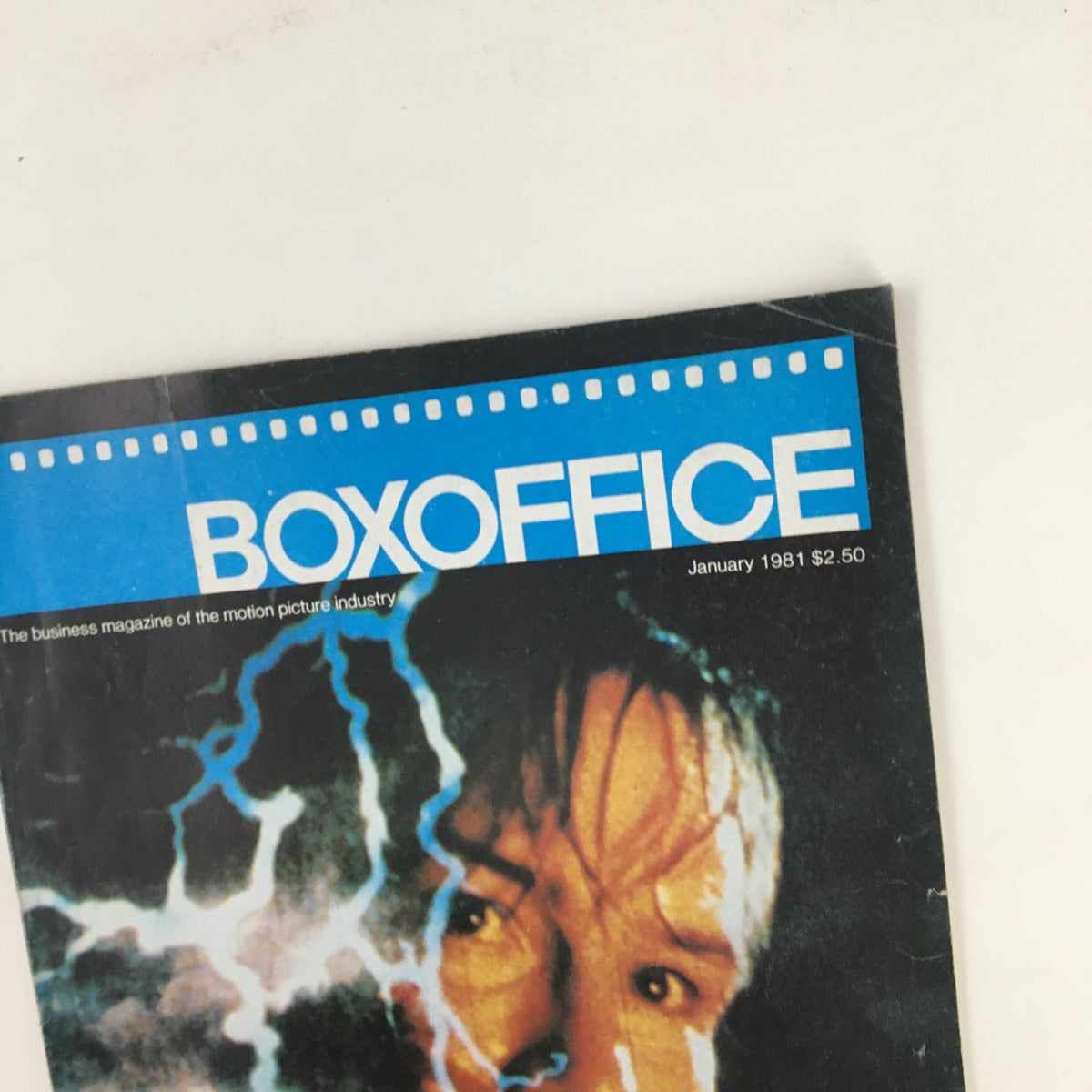 Cover of Box Office Magazine January 1981 Vol. 117 No. 1 featuring William Hurt as Professor Jessup with a striking visual design.