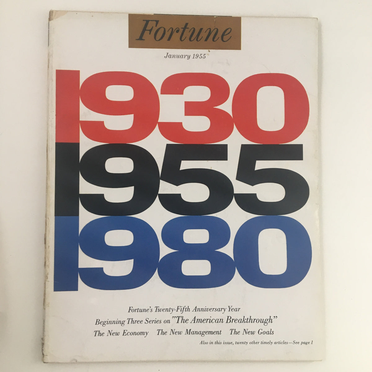 Fortune Magazine Jan 1955 Issue