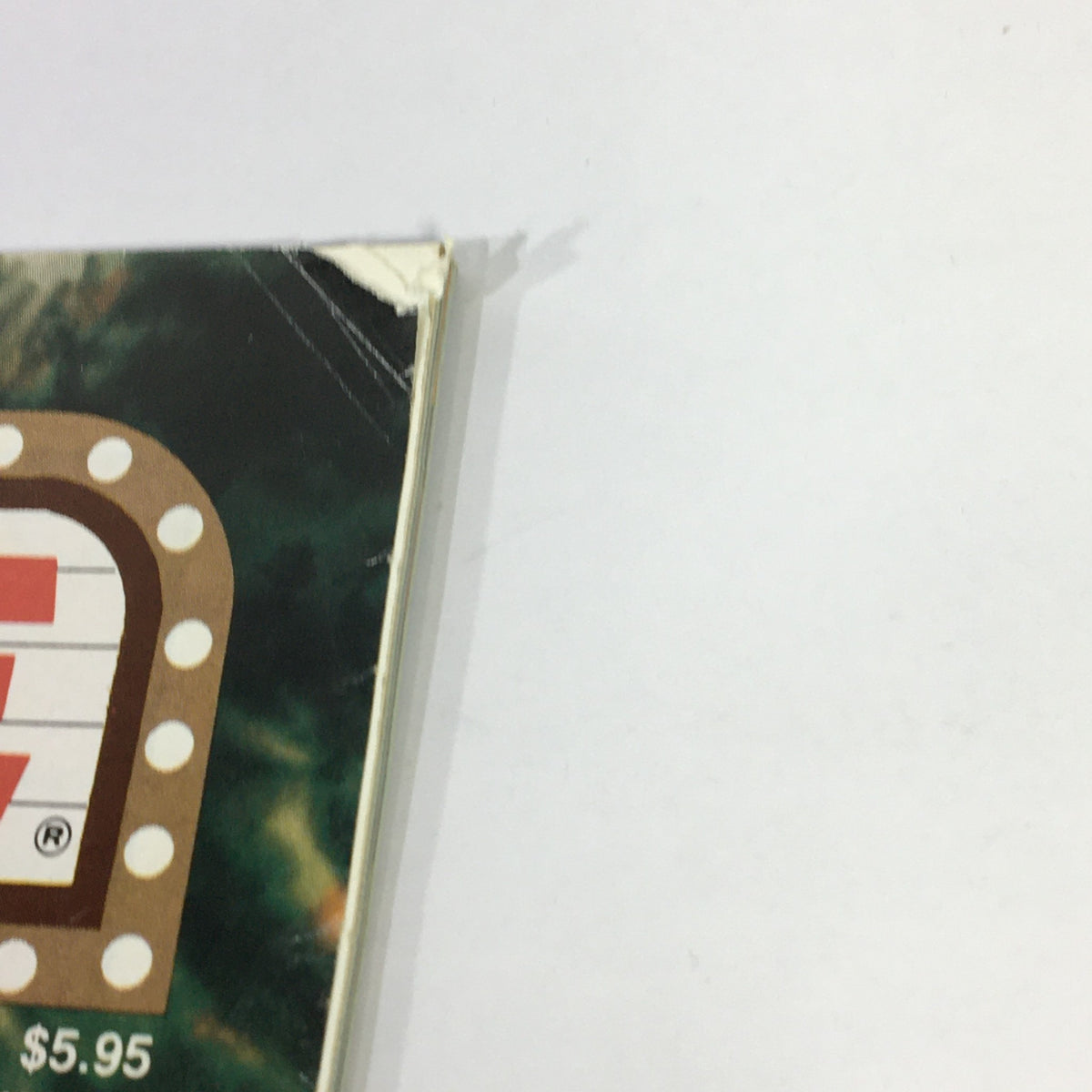 Close-up image of the top-right corner of Cinefantastique August 1999 Vol 31 #7 magazine, highlighting the price of $5.95 and minor wear on the edges.