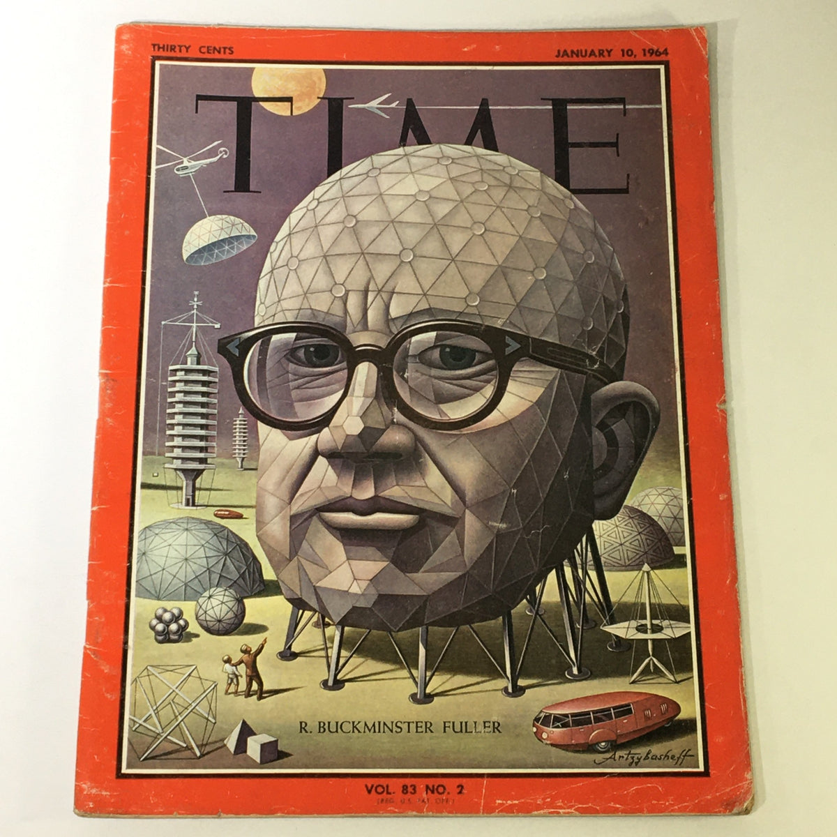 Time Magazine January 10 1964 - Architect Richard Buckminster Fuller