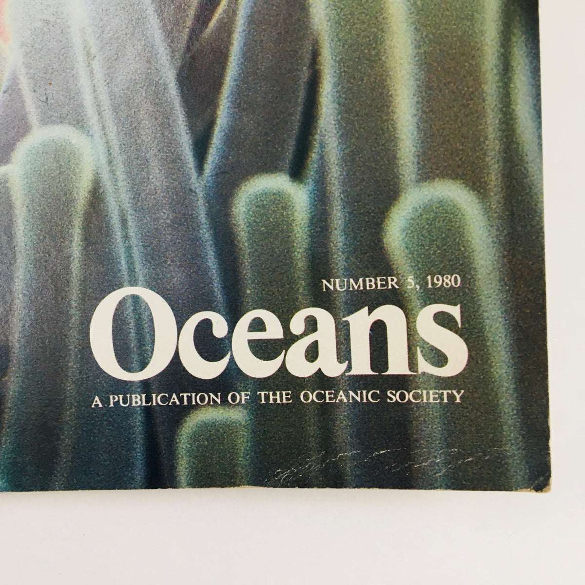 Oceans Magazine September 1980 Vol. 13 No. 5 featuring a clownfish, showcasing the vibrant oceanic life in a vintage publication.